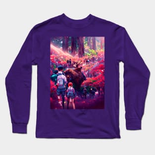 Roosevelt Elk Trails of Redwood Long Sleeve T-Shirt